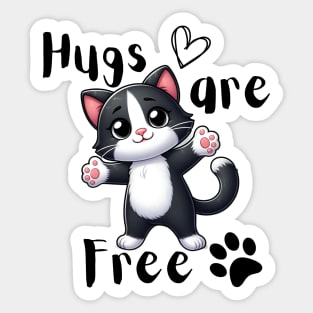 Hugs are free Sticker